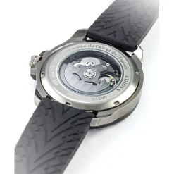 Patrouille de France Montres Montre Automatique<Montre Homme Athos 5 - 668118 Bracelet Silicone Noir