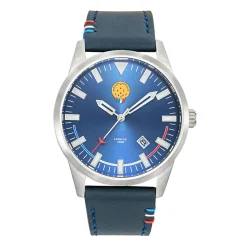 Patrouille de France Montres Montre Cuir<Montre Homme Patrouille de France Paf Airshow - 668519 Bracelet Cuir Bleu