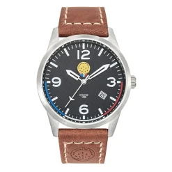Patrouille de France Montres Montre Cuir<Montre Homme Patrouille de France Paf Airshow - 668518 Bracelet Cuir Marron