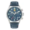 Patrouille de France Montres Montre Cuir<Montre Homme Patrouille de France Athos 7 - 668136 Bracelet Cuir Bleu