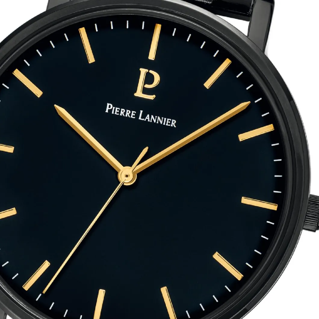 Pierre Lannier Montre Acier<Montre Homme Essential - 252G439 Bracelet Acier Noir