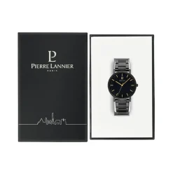 Pierre Lannier Montre Acier<Montre Homme Essential - 252G439 Bracelet Acier Noir