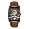 Pierre Lannier Montre Acier|Montre Automatique<Montre Homme - 339A434 Bracelet Acier Marron