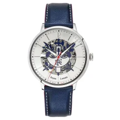 Pierre Lannier Montre Cuir<Montre Homme Élysée - 456D126 Bracelet Cuir Bleu