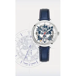 Pierre Lannier Montre Cuir<Montre Homme Élysée - 456D126 Bracelet Cuir Bleu