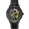 Pierre Lannier Montre Automatique|Montre Fabriquée En France<Montre Homme Paddock - 338A443 Bracelet Cuir Noir