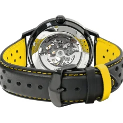 Pierre Lannier Montre Automatique|Montre Fabriquée En France<Montre Homme Paddock - 338A443 Bracelet Cuir Noir