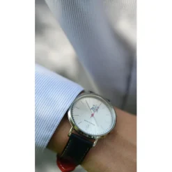 Pierre Lannier Montre Cuir<Montre Homme Élysée - 454D126 Bracelet Cuir Bleu