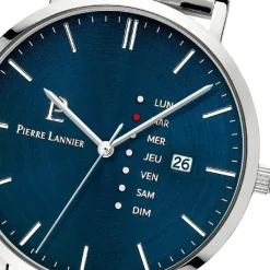 Pierre Lannier Montre Fabriquée En France|Montre Acier<Montre Homme Data - 242D161 Bracelet Acier Argent