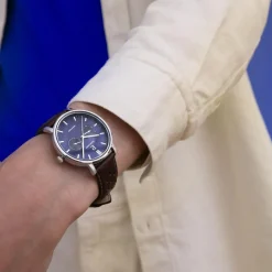 Pierre Lannier Montre Cuir<Montre Homme - 206J164 Essential Bracelet Cuir Brun