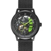 Pierre Lannier Montre Automatique|Montre Fabriquée En France<Montre Homme Paddock - 338A469 Bracelet Acier Noir