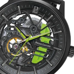 Pierre Lannier Montre Automatique|Montre Fabriquée En France<Montre Homme Paddock - 338A469 Bracelet Acier Noir