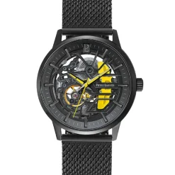 Pierre Lannier Montre Cuir<Montre Homme Paddock - 385C449 Bracelet Cuir Noir