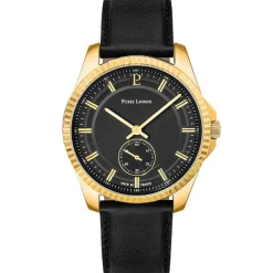 Pierre Lannier Montre Fabriquée En France|Montre Cuir<Montre Homme Metropolitain - 247H033 Bracelet Cuir Noir