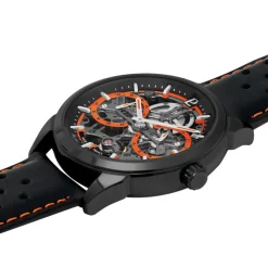 Pierre Lannier Montre Automatique|Montre Cuir<Montre Homme - 347A433 Monarck Bracelet Cuir Noir