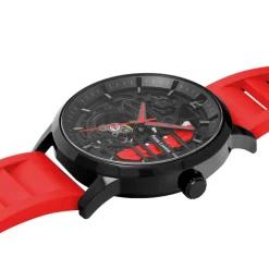 Pierre Lannier Montre Automatique<Montre Homme - 341A459 Paddock Bracelet Caoutchouc Rouge