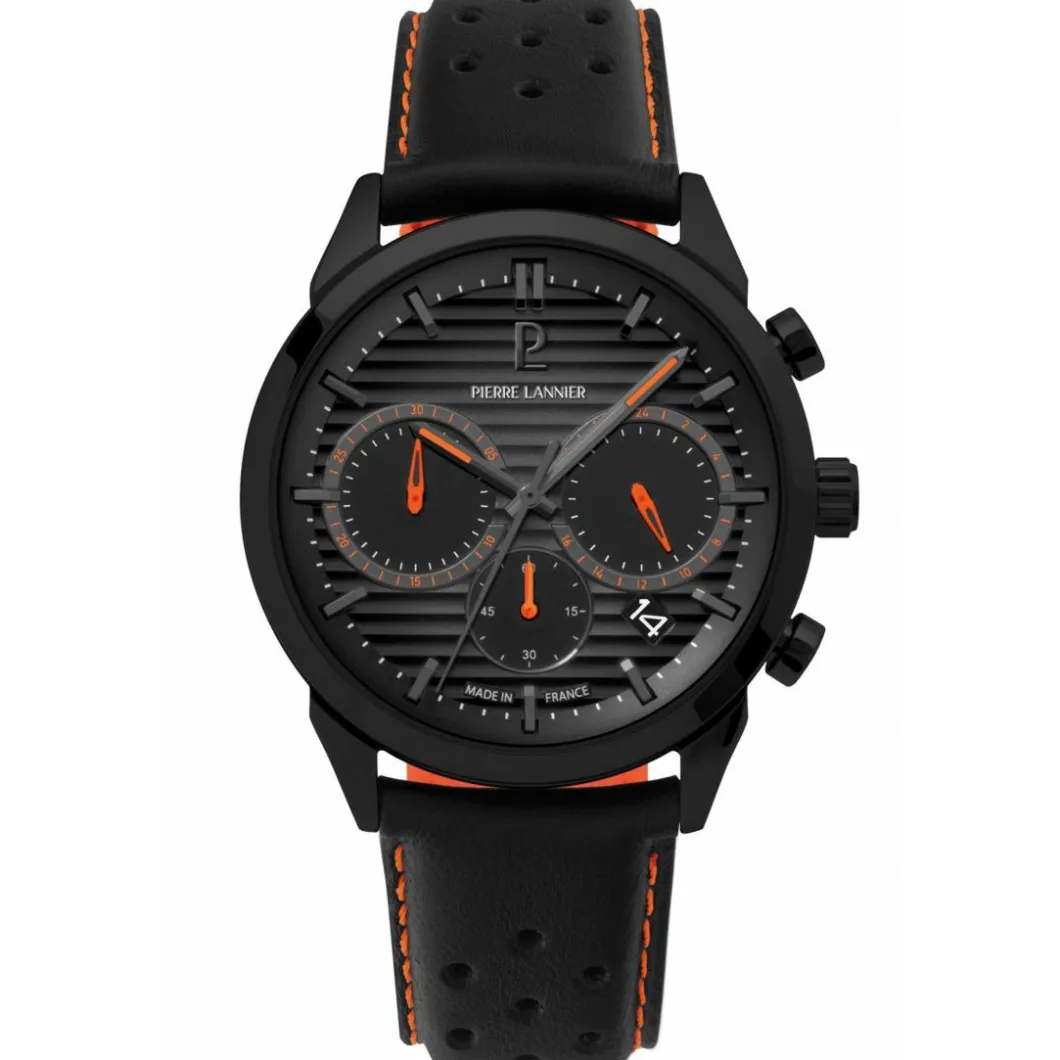 Pierre Lannier Montre Fabriquée En France|Montre Acier<Montre Homme Monarck - 233D433 Bracelet Acier Noir