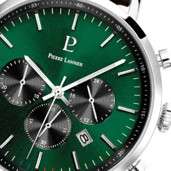 Pierre Lannier Montre Cuir<Montre Homme Baron - 219G164 Bracelet Cuir Marron