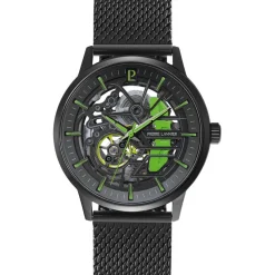 Pierre Lannier Montre Automatique|Montre Fabriquée En France<Montre Homme Paddock - 345A479 Bracelet Acier Noir