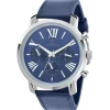 So Charm Montres Montre Cuir<Montre homme quartz acier et cuir bleu MH289 par Pascal Szerman
