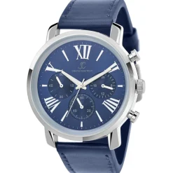 So Charm Montres Montre Cuir<Montre homme quartz acier et cuir bleu MH289 par Pascal Szerman