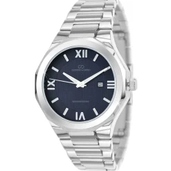 So Charm Montres Montre Acier<Montre homme quartz acier fond rond noir
