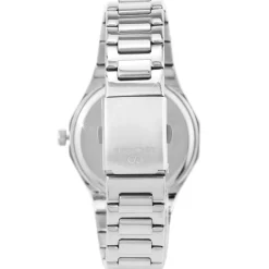 So Charm Montres Montre Acier<Montre homme quartz acier fond rond noir