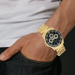 So Charm Montres Montre Acier<Montre homme quartz acier doré par Pascal Szerman