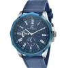 So Charm Montres Montre Cuir<Montre homme quartz bleu MH294 par Pascal Szerman