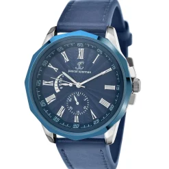 So Charm Montres Montre Cuir<Montre homme quartz bleu MH294 par Pascal Szerman