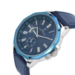 So Charm Montres Montre Cuir<Montre homme quartz bleu MH294 par Pascal Szerman
