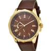 So Charm Montres Montre Cuir<Montre homme quartz marron MH294 par Pascal Szerman