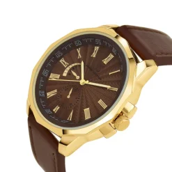 So Charm Montres Montre Cuir<Montre homme quartz marron MH294 par Pascal Szerman