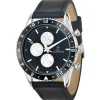 So Charm Montres Montre Cuir<Montre homme quartz noir MH265 par Pascal Szerman