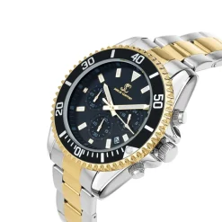 So Charm Montres Montre Acier<Montre homme quartz par Pascal Szerman bicolore fond noir