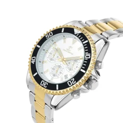 So Charm Montres Montre Acier<Montre homme quartz par Pascal Szerman bicolore fond blanc