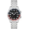Spinnaker Montre Automatique|Montre Acier<Montre Homme Bradner Gmt Automatic - SP-5121-55 Bracelet Acier Argent