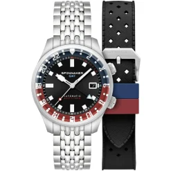 Spinnaker Montre Automatique|Montre Acier<Montre Homme Bradner Gmt Automatic - SP-5121-55 Bracelet Acier Argent