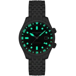 Spinnaker Montre Automatique|Montre Acier<Montre Homme Bradner Gmt Automatic - SP-5121-55 Bracelet Acier Argent