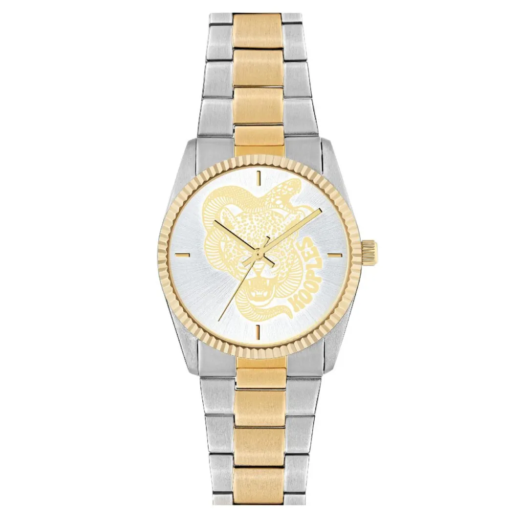 The Kooples Montres Montre Acier<Montre Homme Tiger - TKW843 Bracelet Acier doré