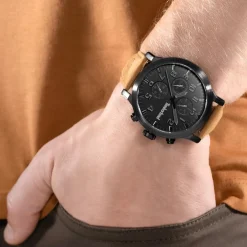 Timberland Montre Cuir<Montre Homme Driscoll - TDWGF0040701 Bracelet Cuir Marron