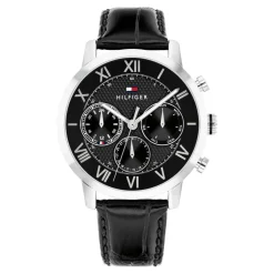 Tommy Hilfiger Montres Montre Cuir<Montre Homme Tommy Hilfiger TH-Oxford - 1710725 Bracelet Cuir Noir