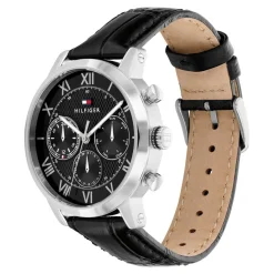 Tommy Hilfiger Montres Montre Cuir<Montre Homme Tommy Hilfiger TH-Oxford - 1710725 Bracelet Cuir Noir