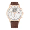 Tommy Hilfiger Montres Montre Cuir<Montre Homme Tommy Hilfiger Stewart - 1710606 Bracelet Cuir Marron