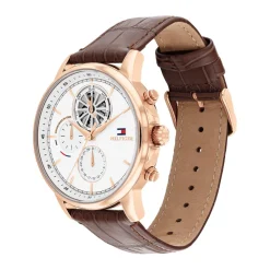 Tommy Hilfiger Montres Montre Cuir<Montre Homme Tommy Hilfiger Stewart - 1710606 Bracelet Cuir Marron