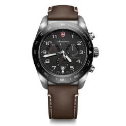 Victorinox Montre Cuir<Montre Homme Swiss Army - 242046 Bracelet Cuir Marron