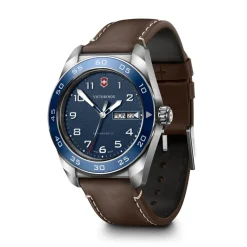 Victorinox Montre Cuir<Montre Homme Swiss Army - 242040 Bracelet Cuir Marron