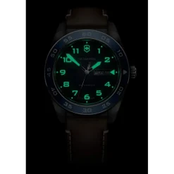 Victorinox Montre Cuir<Montre Homme Swiss Army - 242040 Bracelet Cuir Marron