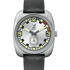 Jaz Montre Cuir<Montre 2002 Phenix JZ110/4 - Montre Carrée Cuir noir Homme