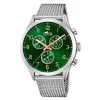 Lotus Montre Acier<Montre CHRONO 18637-2 - Chrono Bracelet Milanais Cadran Vert Montres